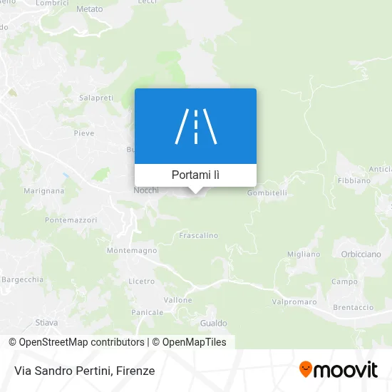 Mappa Via Sandro Pertini