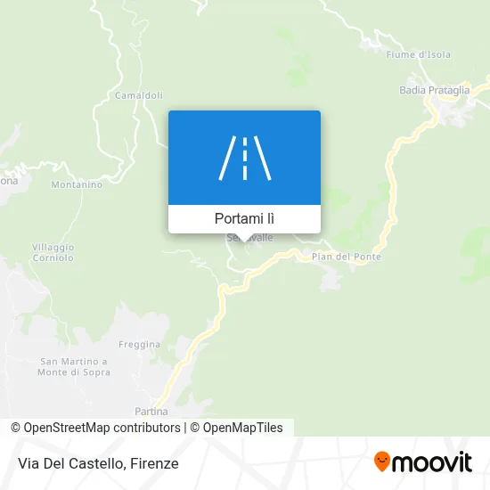 Mappa Via Del Castello