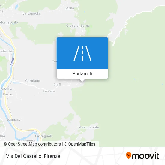Mappa Via Del Castello