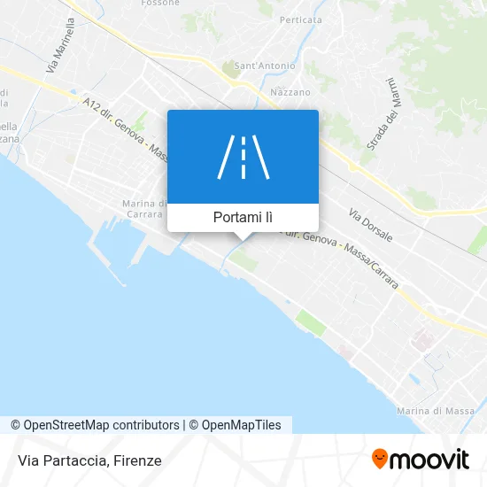Mappa Via Partaccia