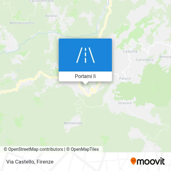 Mappa Via Castello