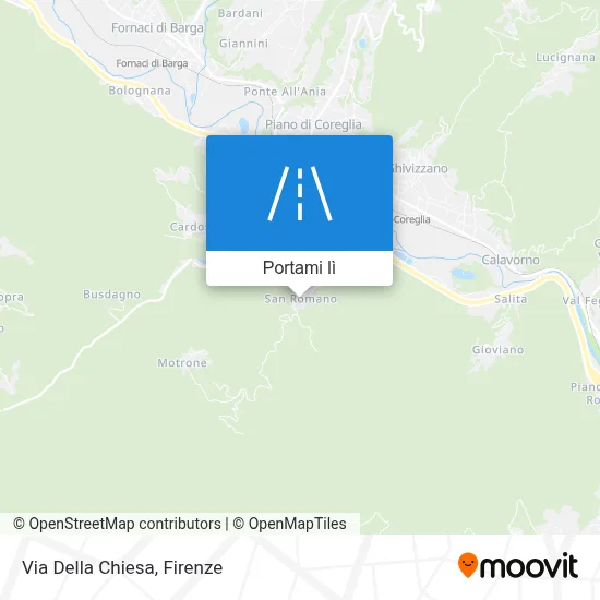 Mappa Via Della Chiesa
