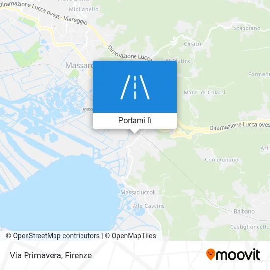 Mappa Via Primavera