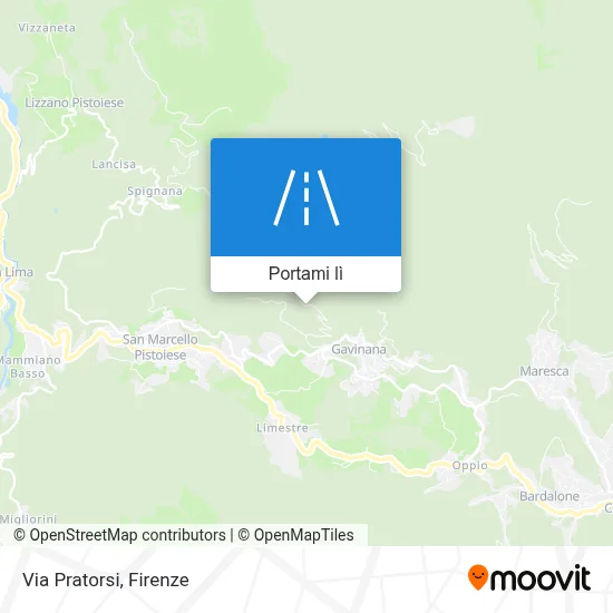 Mappa Via Pratorsi