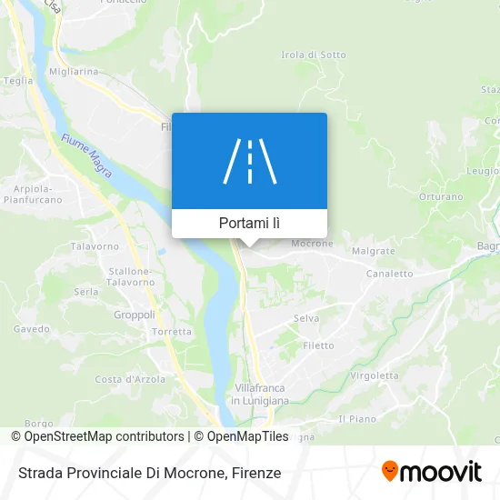 Mappa Strada Provinciale Di Mocrone