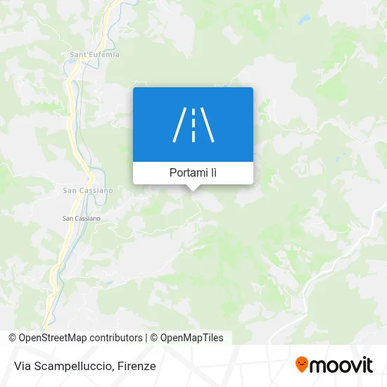 Mappa Via Scampelluccio