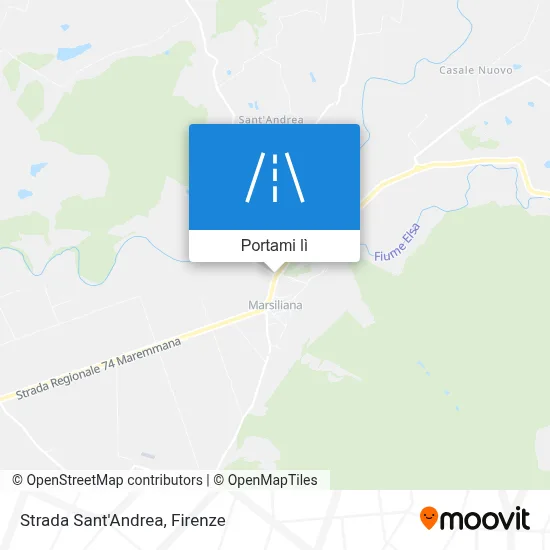 Mappa Strada Sant'Andrea