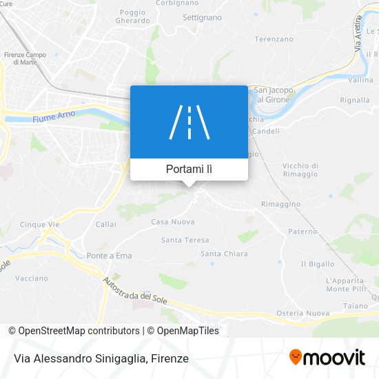 Mappa Via Alessandro Sinigaglia