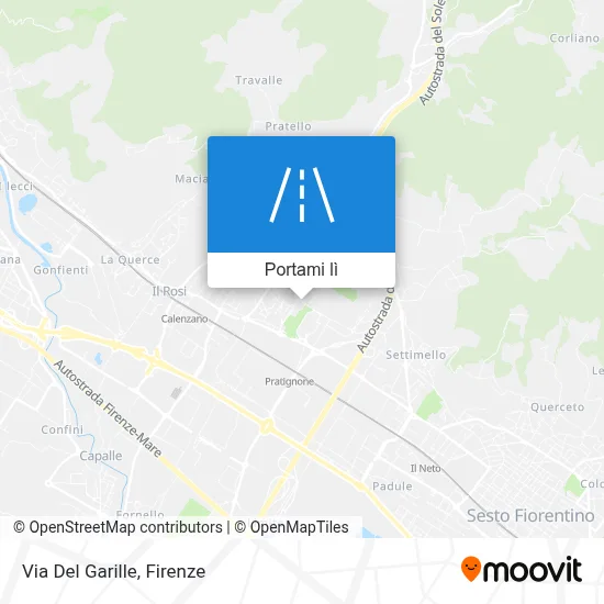 Mappa Via Del Garille