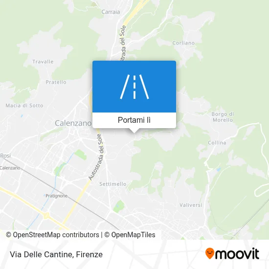 Mappa Via Delle Cantine