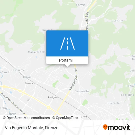 Mappa Via Eugenio Montale