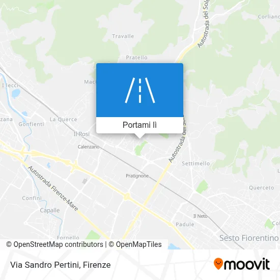 Mappa Via Sandro Pertini