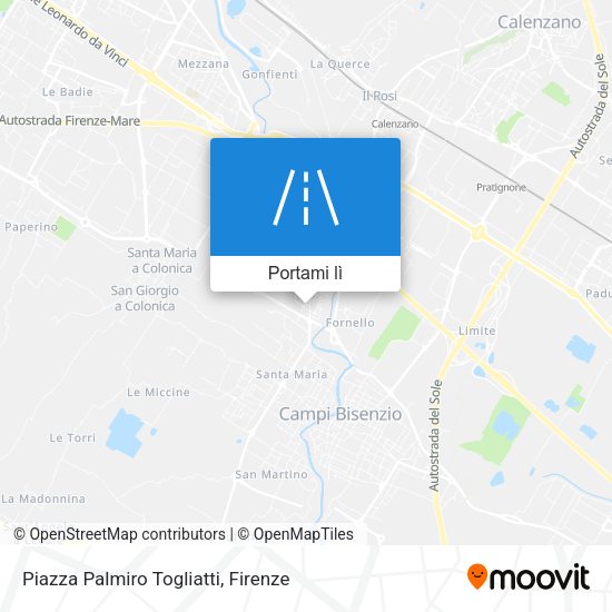 Mappa Piazza Palmiro Togliatti