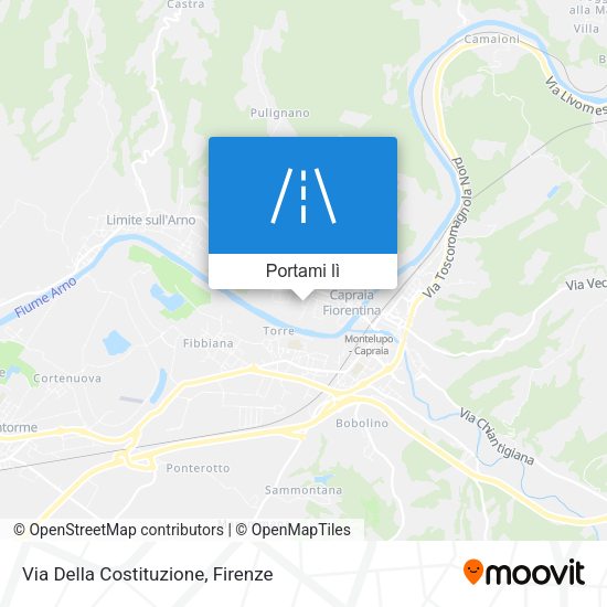 Mappa Via Della Costituzione