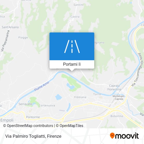 Mappa Via Palmiro Togliatti