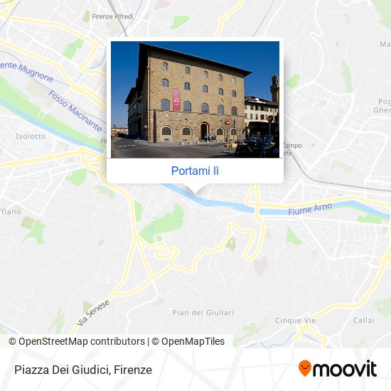 Mappa Piazza Dei Giudici