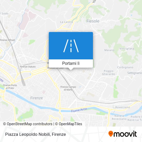 Mappa Piazza Leopoldo Nobili