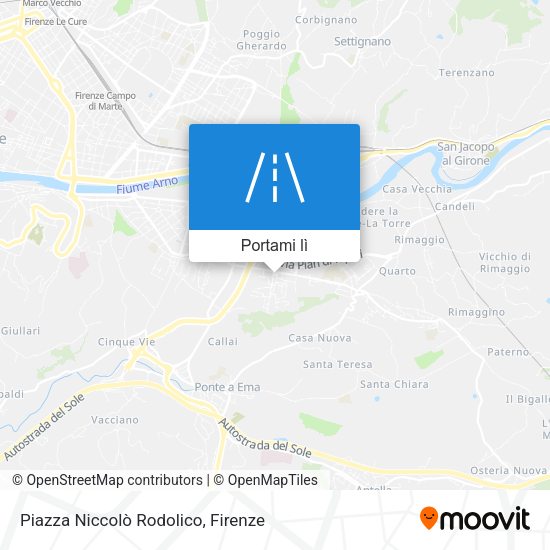 Mappa Piazza Niccolò Rodolico