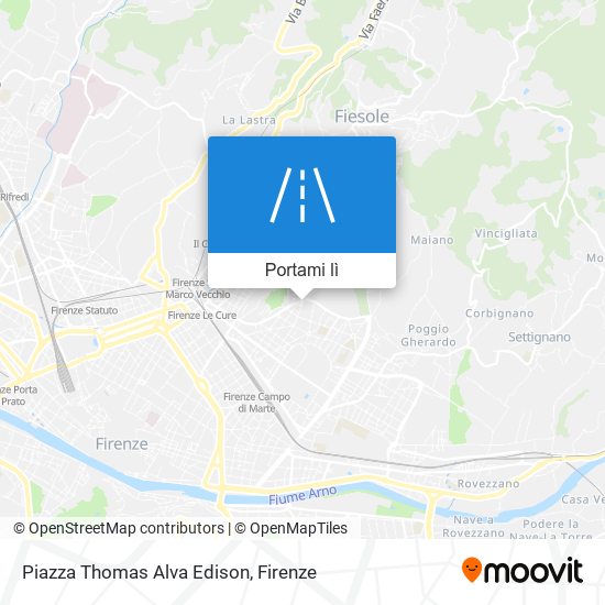 Mappa Piazza Thomas Alva Edison