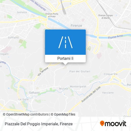 Mappa Piazzale Del Poggio Imperiale