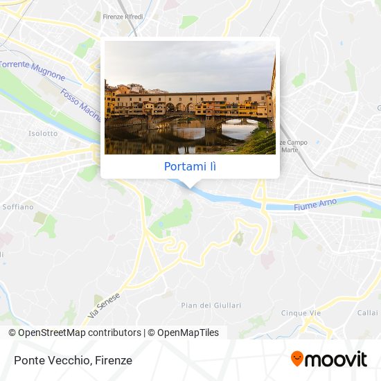 Mappa Ponte Vecchio