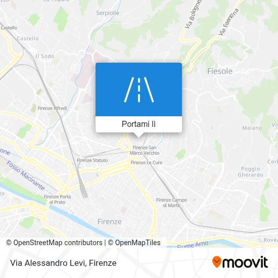 Mappa Via Alessandro Levi