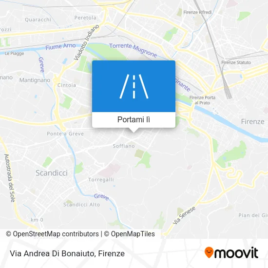 Mappa Via Andrea Di Bonaiuto
