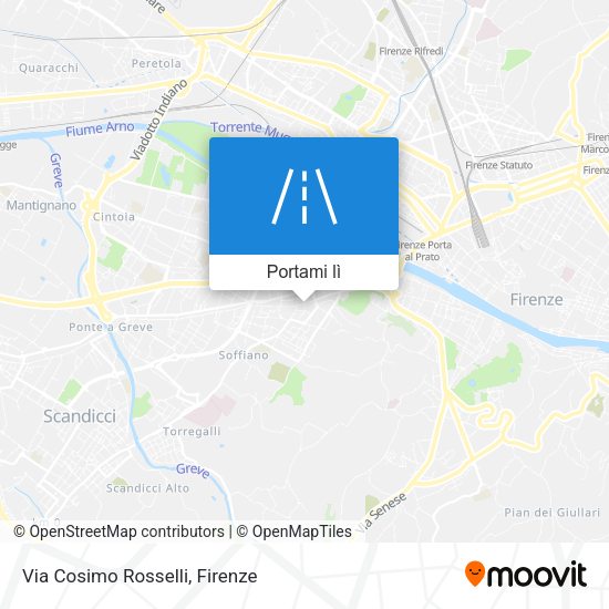 Mappa Via Cosimo Rosselli