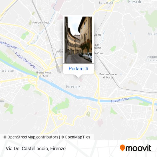 Mappa Via Del Castellaccio