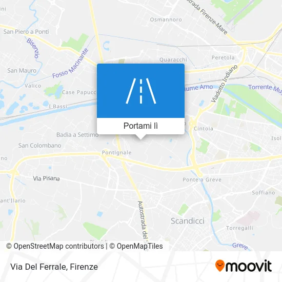 Mappa Via Del Ferrale