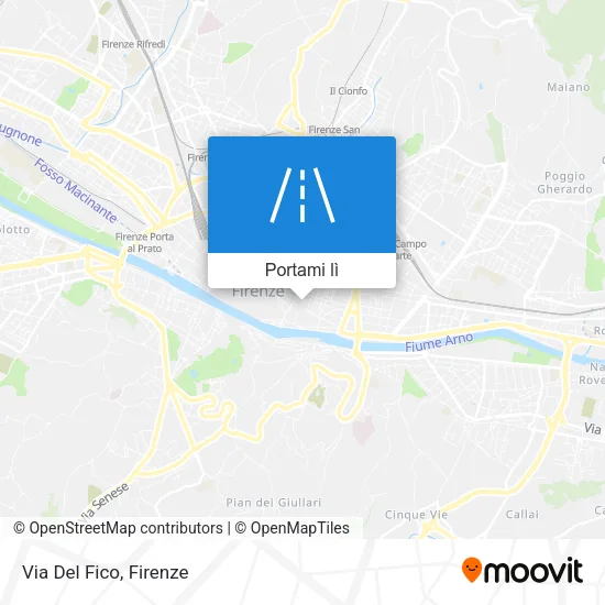Mappa Via Del Fico