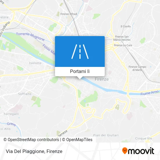 Mappa Via Del Piaggione