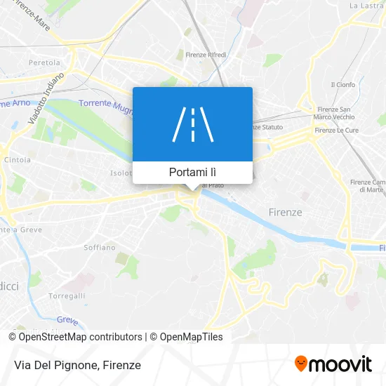 Mappa Via Del Pignone