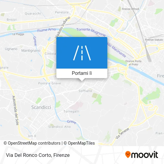 Mappa Via Del Ronco Corto