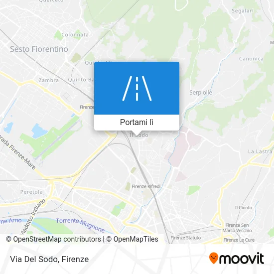 Mappa Via Del Sodo