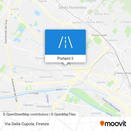 Mappa Via Della Cupola