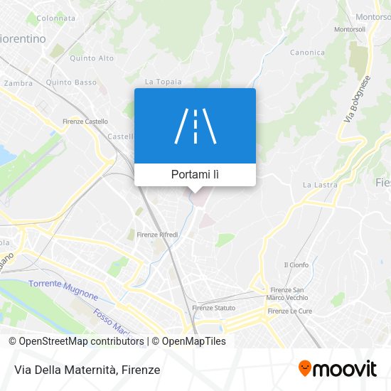 Mappa Via Della Maternità