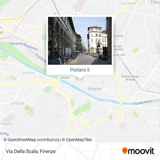 Mappa Via Della Scala
