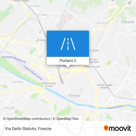 Mappa Via Dello Statuto