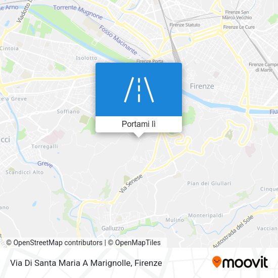 Mappa Via Di Santa Maria A Marignolle
