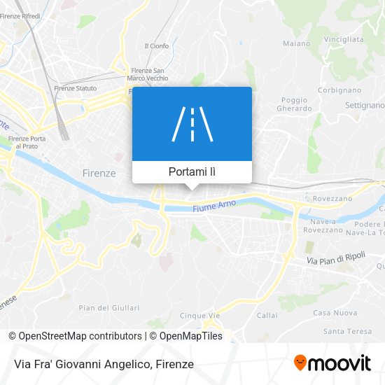 Mappa Via Fra' Giovanni Angelico