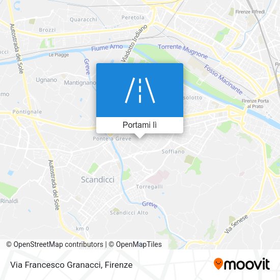 Mappa Via Francesco Granacci
