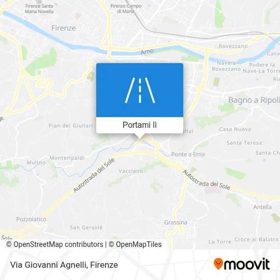 Mappa Via Giovanni Agnelli