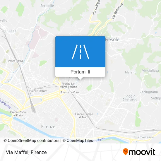 Mappa Via Maffei
