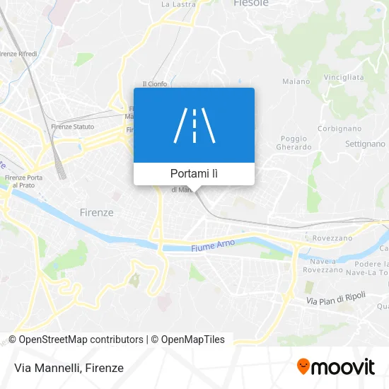 Mappa Via Mannelli