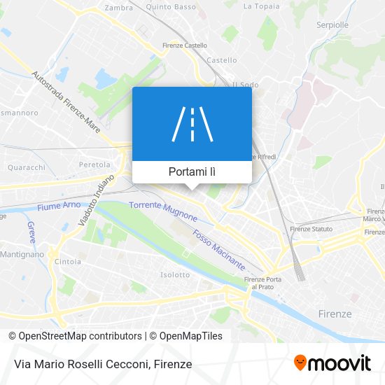 Mappa Via Mario Roselli Cecconi