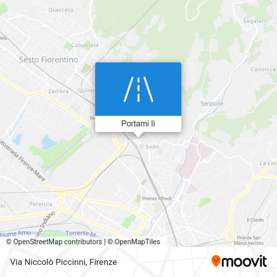 Mappa Via Niccolò Piccinni