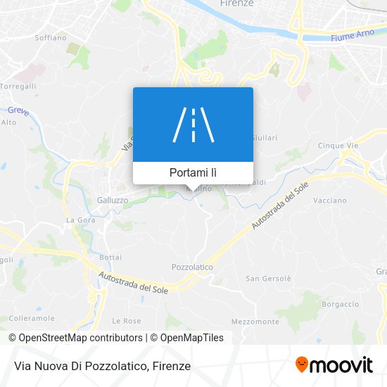 Mappa Via Nuova Di Pozzolatico