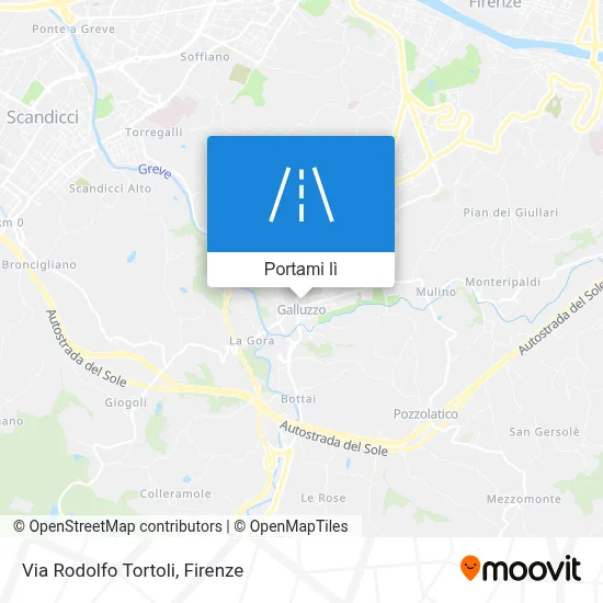 Mappa Via Rodolfo Tortoli