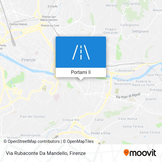 Mappa Via Rubaconte Da Mandello